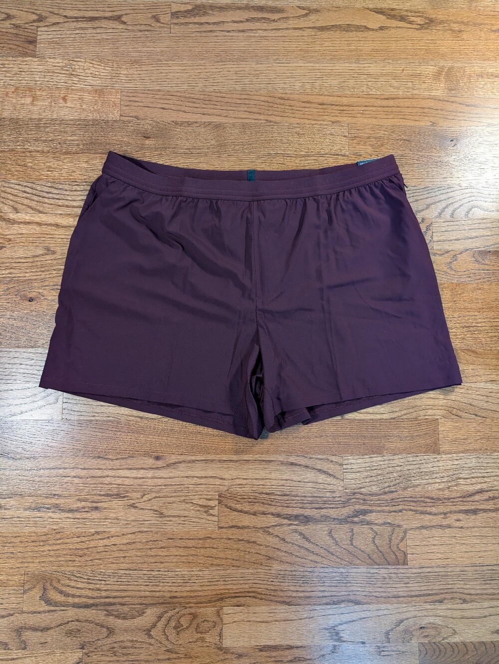 VRST Men's XXL Accelerate 5" Lined Running Shorts Burgundy Plum NWT
